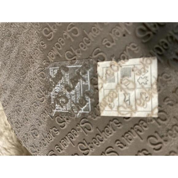 Skechers Yoga Foam Sandals Women's Size 10 Beige Beaded Mesh Comfort Travel - Picture 7 of 7